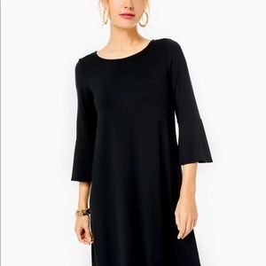 Ophelia Black Swing Dress
